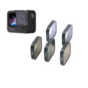 Juegos adaptadores de filtro de lente CPL UV ND8 ND16 ND32 para GoPro Hero 9 10 11 Mini 12 13 - Imagen 1 de 8