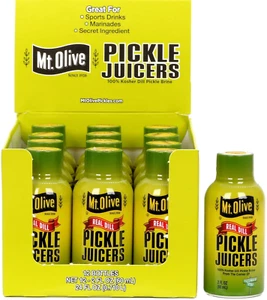 Mt. Olive Pickle Juice 100% Kosher Dill Pickle Brine - 12 pk - 2 fl oz bottles - Picture 1 of 6