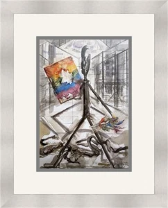 George Grosz - The Enemy of the Rainbow NEWLY Custom Framed Print - Picture 1 of 2