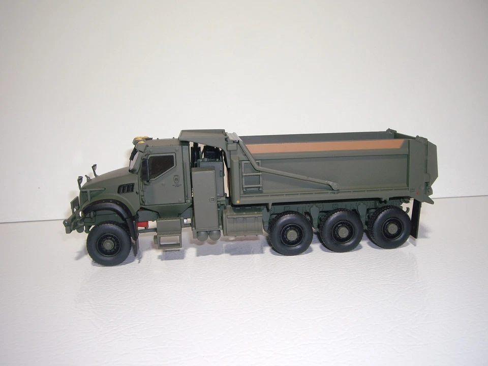 First Gear 50-3493 1 50 Green Mack Defense M917A3 Heavy Dump Truck
