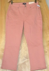 NYDJ Not Your Daughters Jeans kurz Stretch Capris Größe 8 Terra Cotta Farbe - Bild 1 von 4