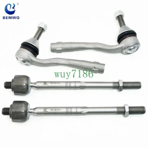 4Pcs Front Outer & Inner Tie Rod End Set for Mercedes C292 W166 X166 GLE GLS GL - Picture 1 of 13
