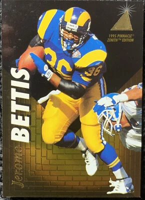 1995 Pinnacle Zenith Edition Jerome Bettis Z106 - Image 1 of 2