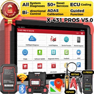 LAUNCH X431 Pros V5.0 Elite OBD Bidirectional Car Diagnostic Scanner Key Coding - Picture 1 of 42