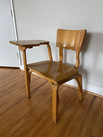 RARE Thonet MCM Chair Desk Student Vintage Mid Century Modern Cover