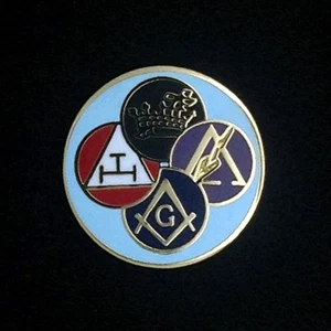 Masonic York Rite Lapel Pin (YR-1) - Picture 1 of 1