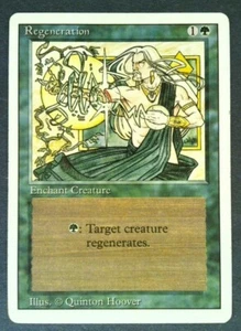 Regeneration Revised Edition Magic The Gathering MTG 3rd Ed HP 1994 Green - Bild 1 von 2