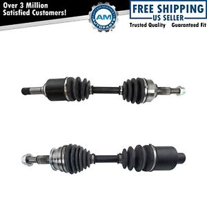 New Front CV Axle Shaft Assembly LH RH Pair 2pc for Equinox Terrain V6 3.0 3.6