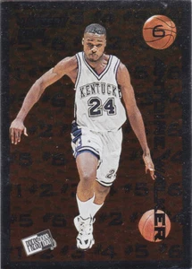 1996 Presseausweis Lotto #6 Antoine Walker Lotterie Auswahl Kentucky Boston Celtics - Bild 1 von 1