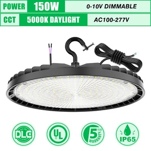 150 Watt UFO LED High Bay Light Warehouse Workshop Ceiling Fixture 5000K 22500lm - Picture 1 of 10