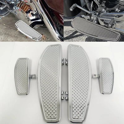 estriberas cromadas para conductor pasajero pasajero para Harley Heritage Softail FLSTC Foto 1 de 4