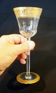 Stunning St Louis Crystal Thistle Wine Hock - Picture 1 of 4
