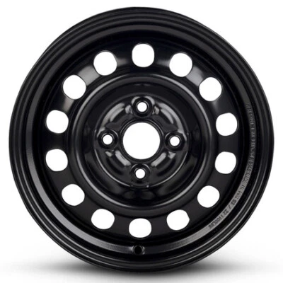New Wheel For 1993-2002 Toyota Corolla 14 Inch Black Steel Rim - Image 1 of 4