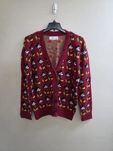 Cárdigan rojo estampado XL de Mickey Mouse de Disney - Imagen 1 de 8