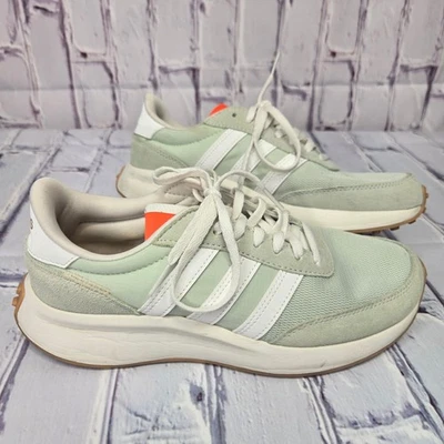 Tenis Adidas Retropy F2 para mujer talla 7 verde menta naranja acento con cordones FW2707 Foto 1 de 4