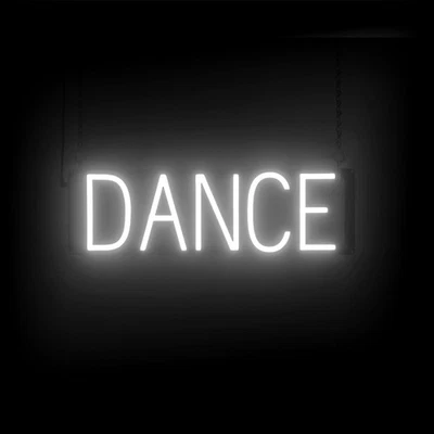 SpellBrite DANCE Sign | Neon Dance Sign Look, LED Light | 20.9" x 6.3" - Image 1 of 4
