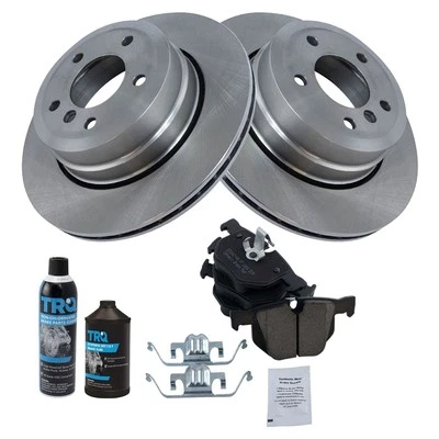 TRQ BKA17026 Disc Brake Kit For BMW 528i xDrive 2009-2010 Rear 34216763043 Foto 1 de 4
