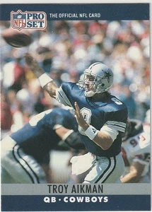 Troy Aikman 1990 Pro Set #78 Dallas Cowboys HOF - Picture 1 of 1