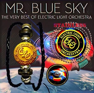 ELO GOLDEN FLEET TO LONDON 🇬🇧 DELUXE SET 🇬🇧BRACELET ➕NECKLACE ➕PIN - Imagen 1 de 4