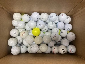 100 Hit Away & Shag Golf Balls - Assorted Brands & Grades - Picture 1 of 1