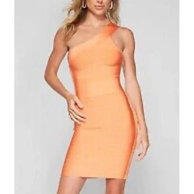 Marciano Guess One Shoulder Bandage Dress Bodycon Cocktail Party Dress - Image 1 of 4