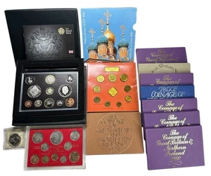 Weltmünzen Lot Polierte Platte Sets Großbritannien Irland UdSSR usw. - Bild 1 von 8