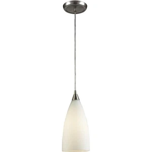 ELK Lighting 2580/1 Vesta Mini Pendant Satin Nickel - Picture 1 of 2