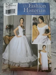 Simplicity 5720 Modehistorikerin Martha McCain Schnittmuster Gr. 6/12 ungeschnitten - Bild 1 von 2