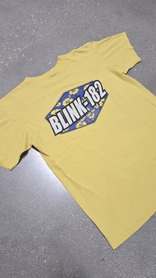 Yellow Vintage Blink-182 "Crappy Since 1992" Shirt (L) - Image 1 of 4