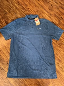 Nike Golf Dri-Fit ADV Tour Camisa Manga Corta Polo Azul FD5731-402 Para hombres Grande - Imagen 1 de 5