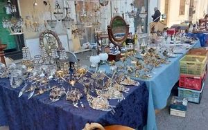 Vintage antique Used /chandeliers /wall lamps /Lantern /parts Lighting - Picture 1 of 19