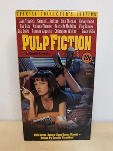 Pulp Fiction VHS Tape Vintage Movie 90s 1994 Quentin Tarantino John Travolta - Picture 1 of 4