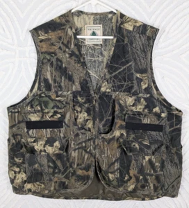 Northwest Territory Hunting Vest w Game Bag Pouch Camouflage Men’s XL Mossy Oak - Picture 1 of 16