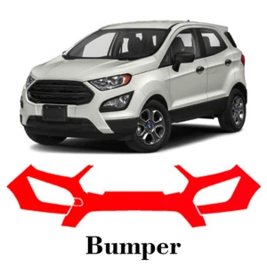 Front bumper PreCut PPF Paint Protection Film For Ford EcoSport 2018-2022 - Picture 1 of 8