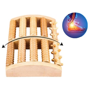 Fußmassageroller Fußmassagegerät Fußroller Holzroller Massagerät Massage Füße - Bild 1 von 8