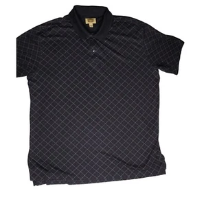 The Foundry Quick-Dri Polo Shirt Diamond Pattern Short Sleeve 3XL - Picture 1 of 10