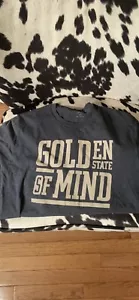 Mens Golden State Of Mind Navy Blue Tshirt Small - Picture 1 of 4