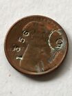 1990 Lincoln Small Cent Dated Counterstamp Collector coin- Vintage & Collectible