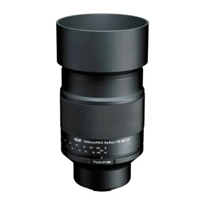 Tokina SZ 600mm PRO F8 MF CF Telephoto Lens For Fujifilm X-Mount Camera + Hood - Image 1 of 4