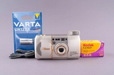 Nikon Lite Touch Zoom 120 ED Panorama 35mm Point & Shoot Film Camera - Image 1 of 4