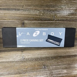 New 2pc Carving Set Knife / Fork Stainless steel BY LA Z BOY $69.00 RETAIL - Picture 1 of 5