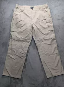 511 Tactical Pants Mens 42x32 Beige Cargo Cotton Canvas Style 74251 - Picture 1 of 8