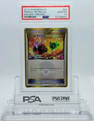 POKEMON ANCIENT ORIGINS ENERGY RETRIEVAL #99 HOLO FOIL PSA 10 GEM MINT #40788990 - Image 1 of 4
