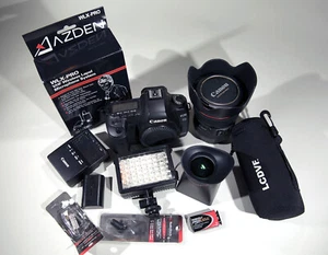 [Almost MINT in BOX] Canon EOS 5D Mark II EF 24-105mm F/4 L Digital Camera Kit - Picture 1 of 8