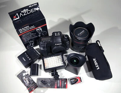 [Casi COMO NUEVO en CAJA] Kit de cámara digital Canon EOS 5D Mark II EF 24-105 mm F/4 L Foto 1 de 4