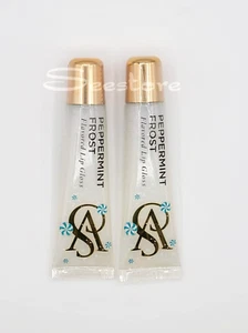 Victoria's Secret Flavored Lip Gloss High Shine In Peppermint Frost New Set of 2 - Picture 1 of 3