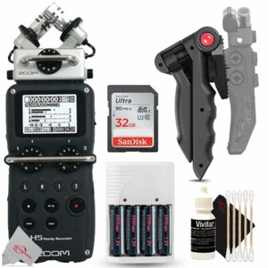 Zoom H5 4-Input / 4-Track Portable Handy Recorder + Accessory Kit - Picture 1 of 6