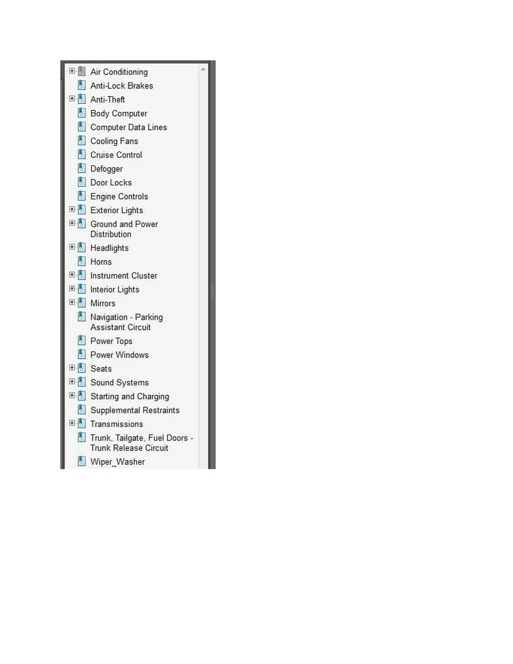 Chevrolet Camaro 2010 Color Wiring Diagram Schematic V8 6.2L pdf - Image 1 of 1