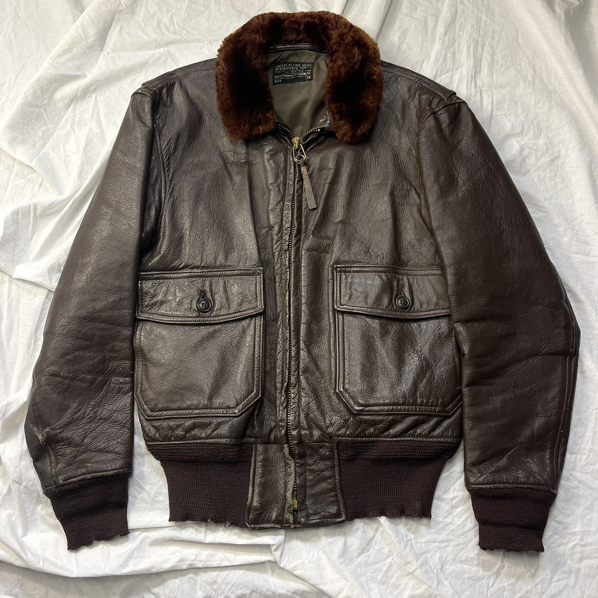 Navy G1 Flight Jacket Indiana Original Vietnam War Uniforms Navy G1 Flight Jacket Indiana Original Vietnam War Uniforms
