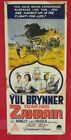 Escape From Zahrain Original 1962 Cinema Daybill Movie Film Poster Yul Brynner